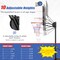 Costway Portable Basketball Hoop System Adjustable W/Weight Bag Wheels Outdoor